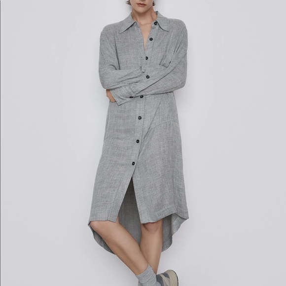 Zara Shirt Dress - Picture 4 of 9